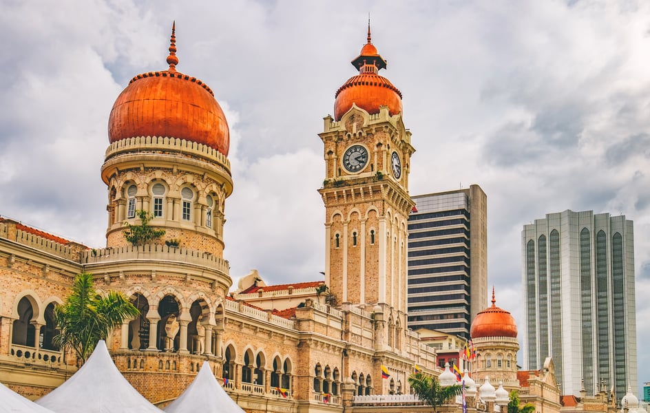 Bangunan Sultan Abdul Samad in Kuala Lumpur, Malaysia